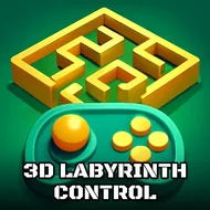 3D Labyrinth Control - 3D Pacman game