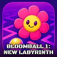 Bloomball 1: New Labyrinth - Neon Maze game