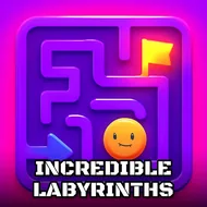Incredible Labyrinths - Neon Maze game