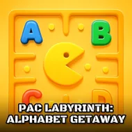 Pac Labyrinth: Alphabet Getaway - 3D Pacman game