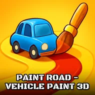 Paint Road - Vehicle Paint 3D - 3D Pacman game